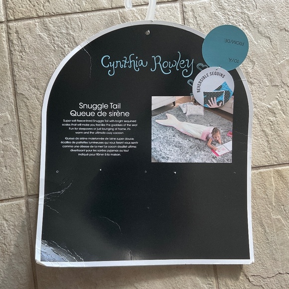 Cynthia Rowley Mermaid Snuggle Tail,  Blanket Sleeping Bag, One Size, for kids - Picture 9 of 14